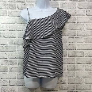 Monteau Shoulder Strap Blouse Medium